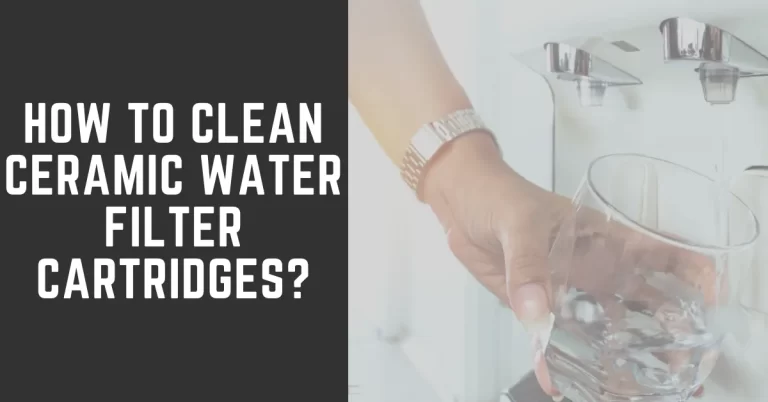 How to Clean Ceramic Water Filter Cartridges