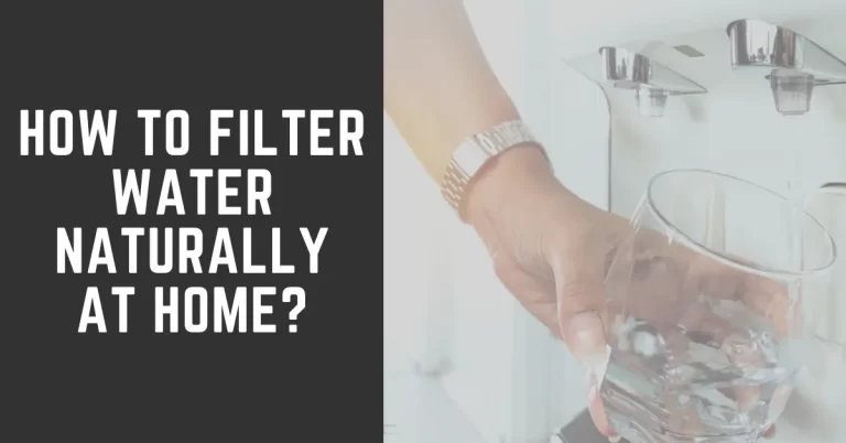 How to Filter Water Naturally at Home